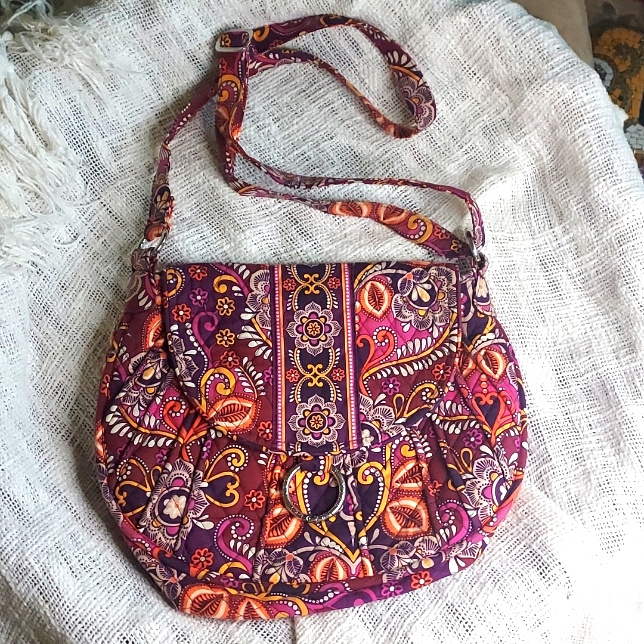 Vera Bradley Paisley Floral Print Purse